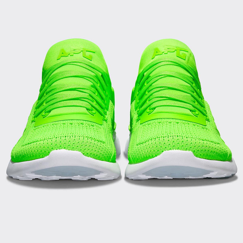 Men's TechLoom Tracer Green / White / Clear view 4