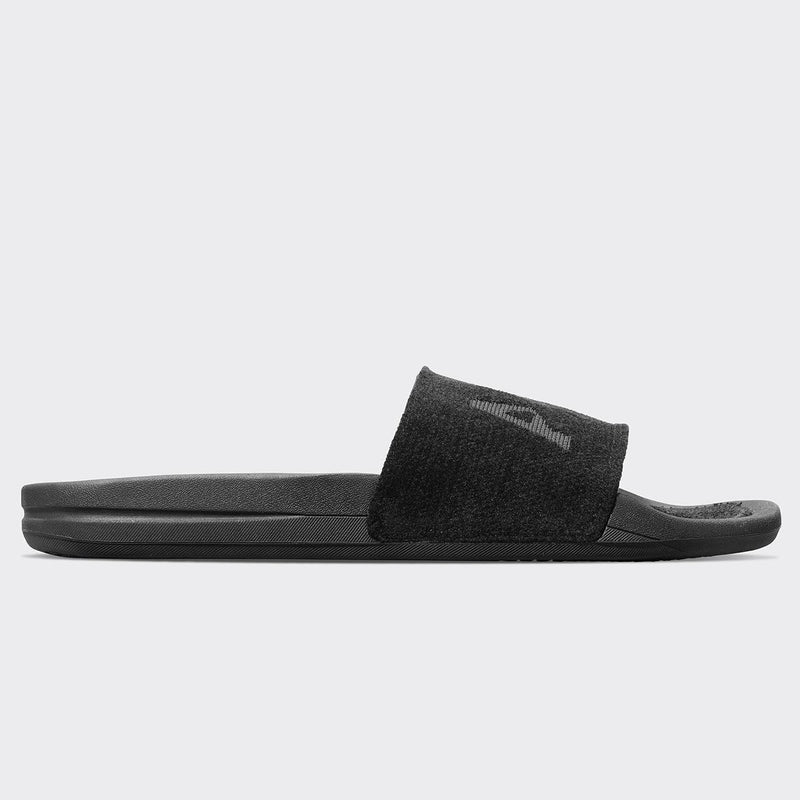 Men's TechLoom Velvet Slide Black view 2