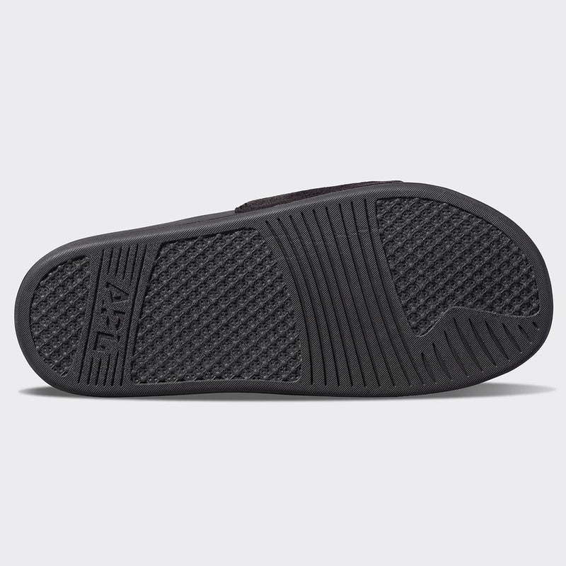 Men's TechLoom Velvet Slide Black view 6