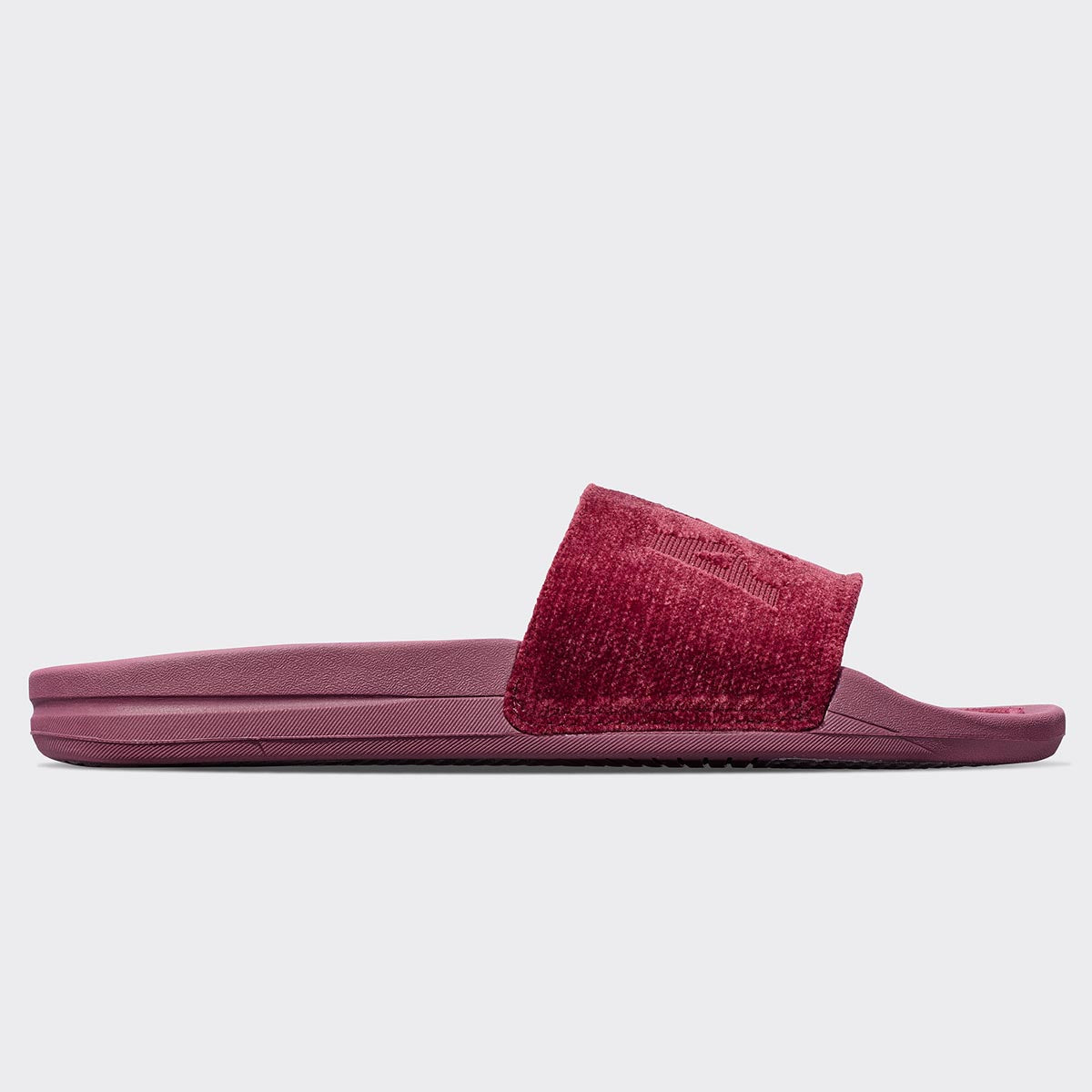 Men's TechLoom Velvet Slide Burgundy view 2