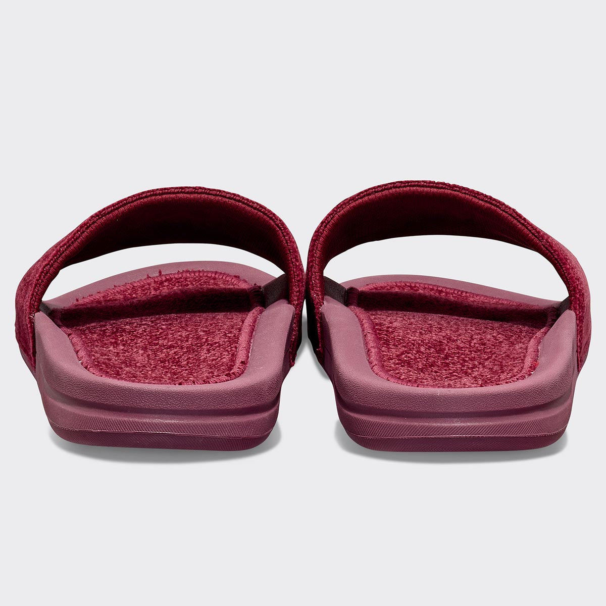 Men's TechLoom Velvet Slide Burgundy view 4