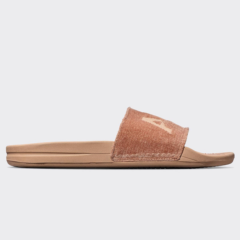 Women's TechLoom Velvet Slide Caramel view 2