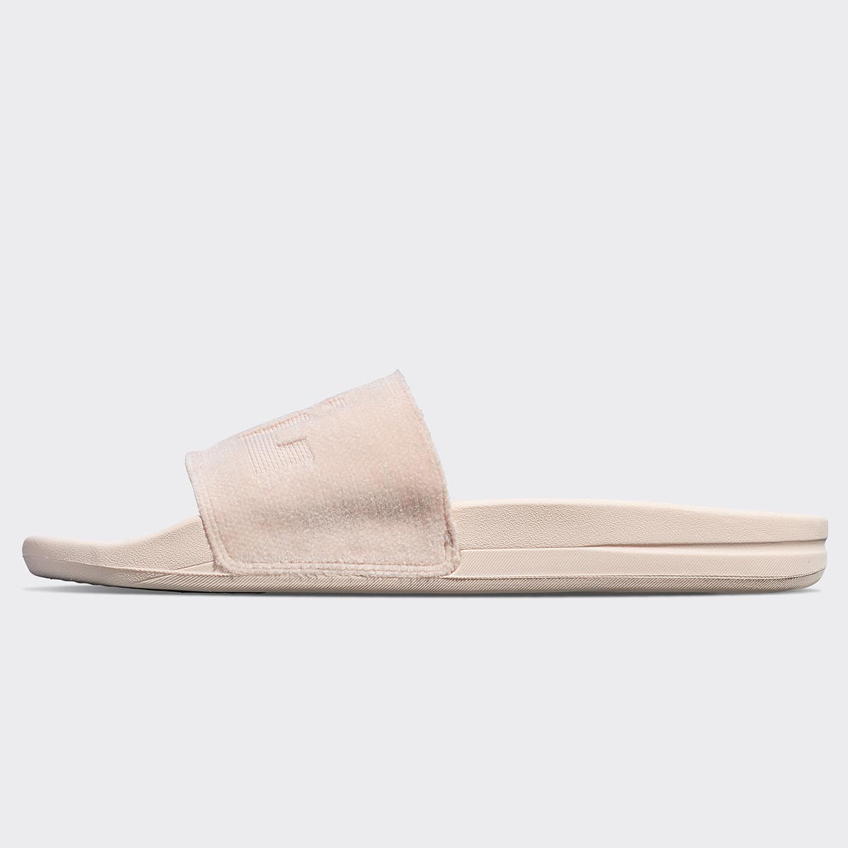 Men's TechLoom Velvet Slide Creme view 3