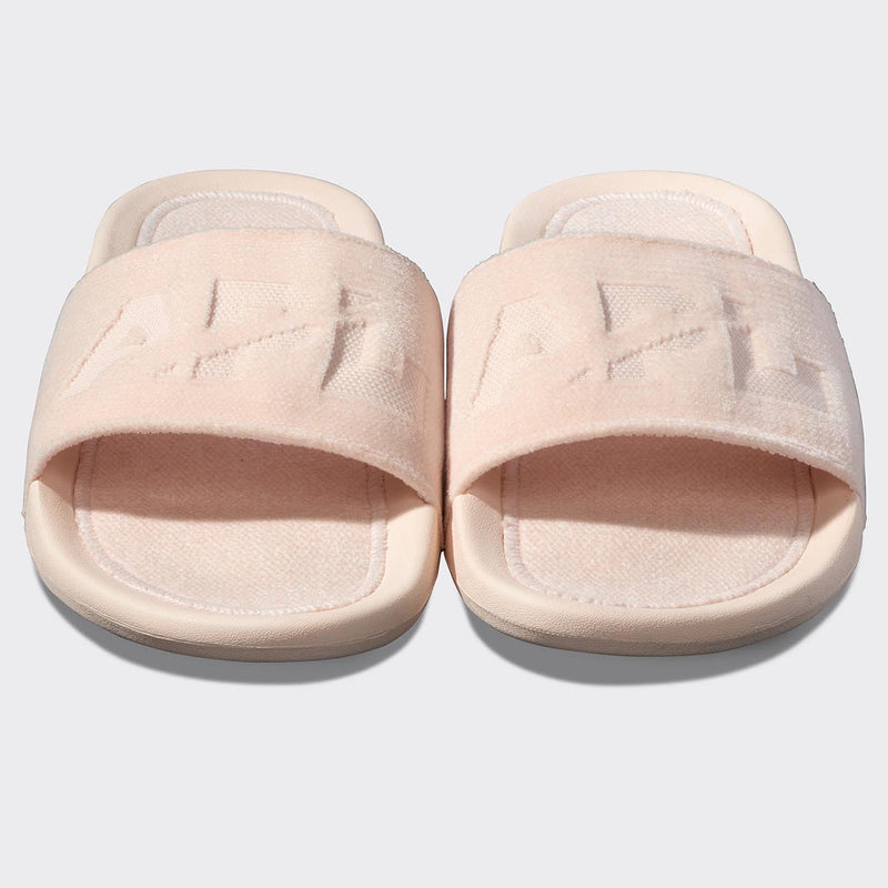 Women's TechLoom Velvet Slide Creme view 5