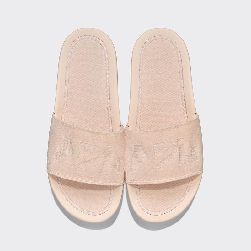 Women's TechLoom Velvet Slide Creme view 1