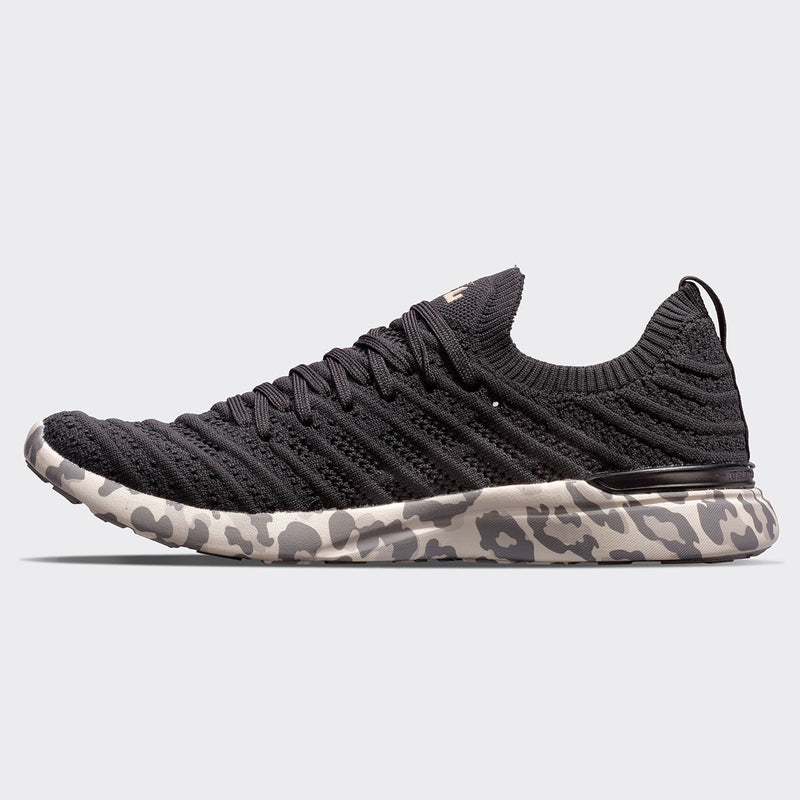 Men's TechLoom Wave Black / Asteroid / Leopard view 2