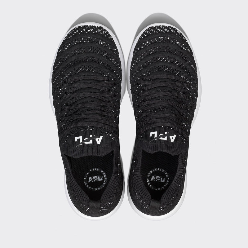 Men's TechLoom Wave Black / White / White view 5