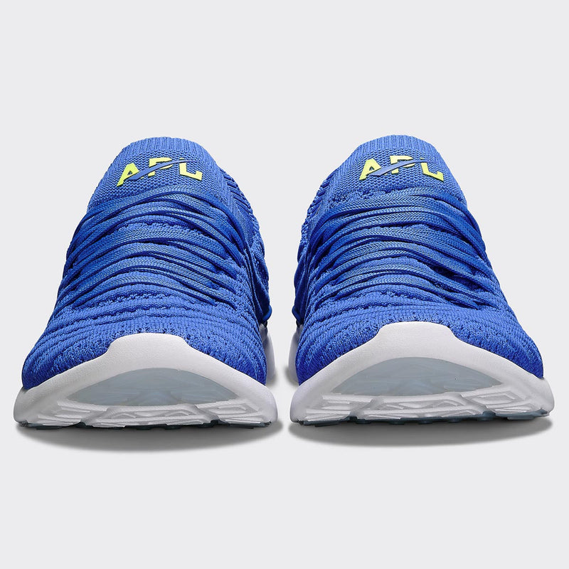 Men's TechLoom Wave Cobalt / Energy / White view 4