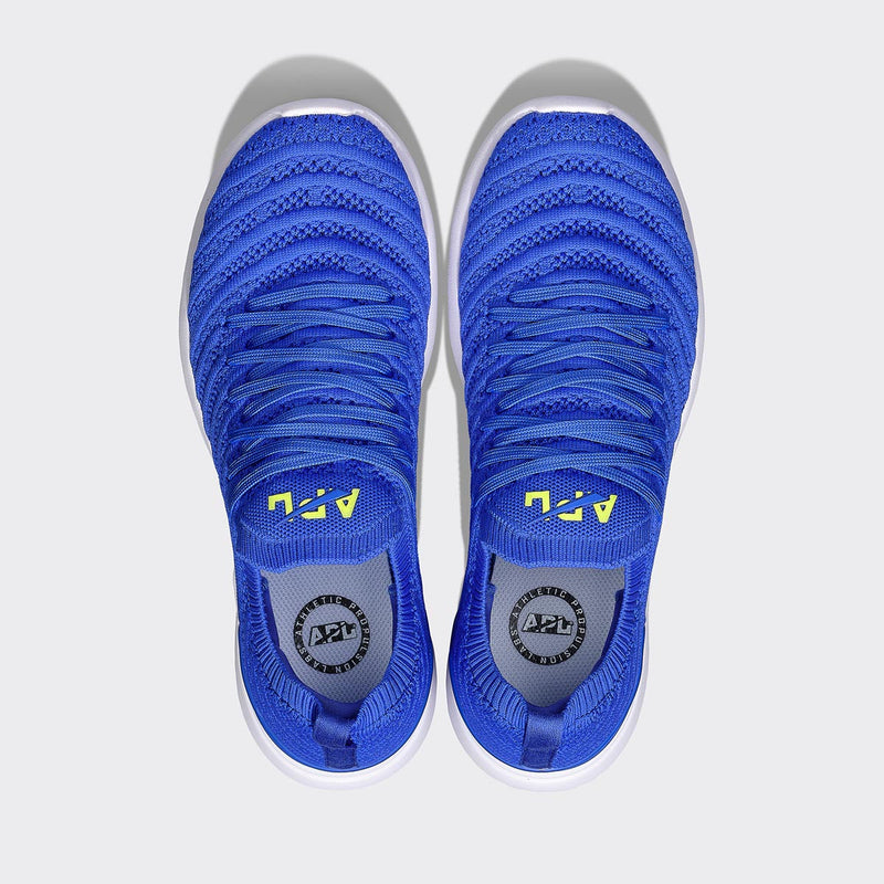 Men's TechLoom Wave Cobalt / Energy / White view 5