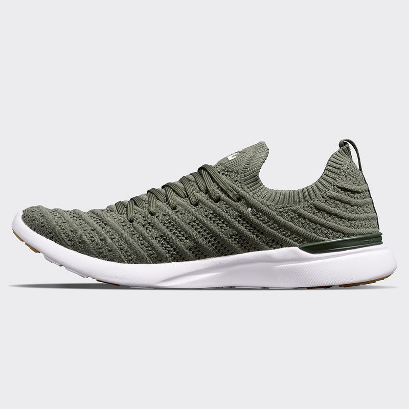 Women's TechLoom Wave Fatigue / White / Gum view 2