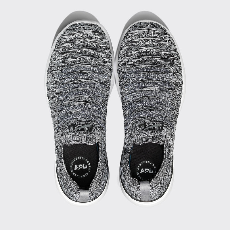 Women's TechLoom Wave Heather Grey / Black / White view 5