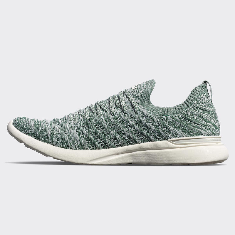 Men's TechLoom Wave Ivory / Great Green / Melange view 2