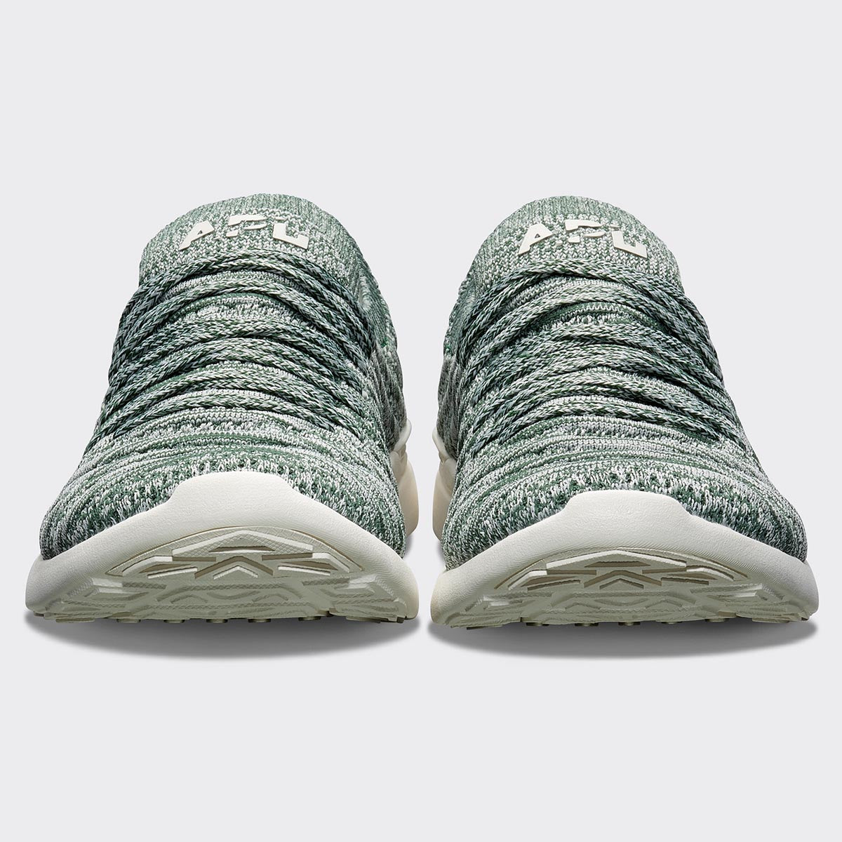 Men's TechLoom Wave Ivory / Great Green / Melange view 4