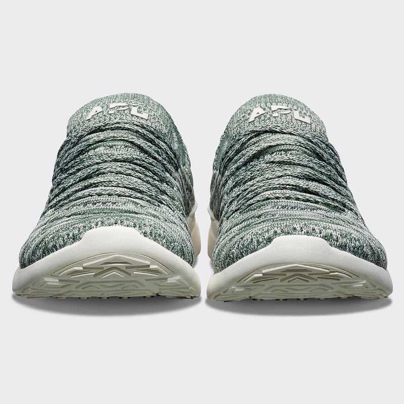 Men's TechLoom Wave Ivory / Great Green / Melange view 4