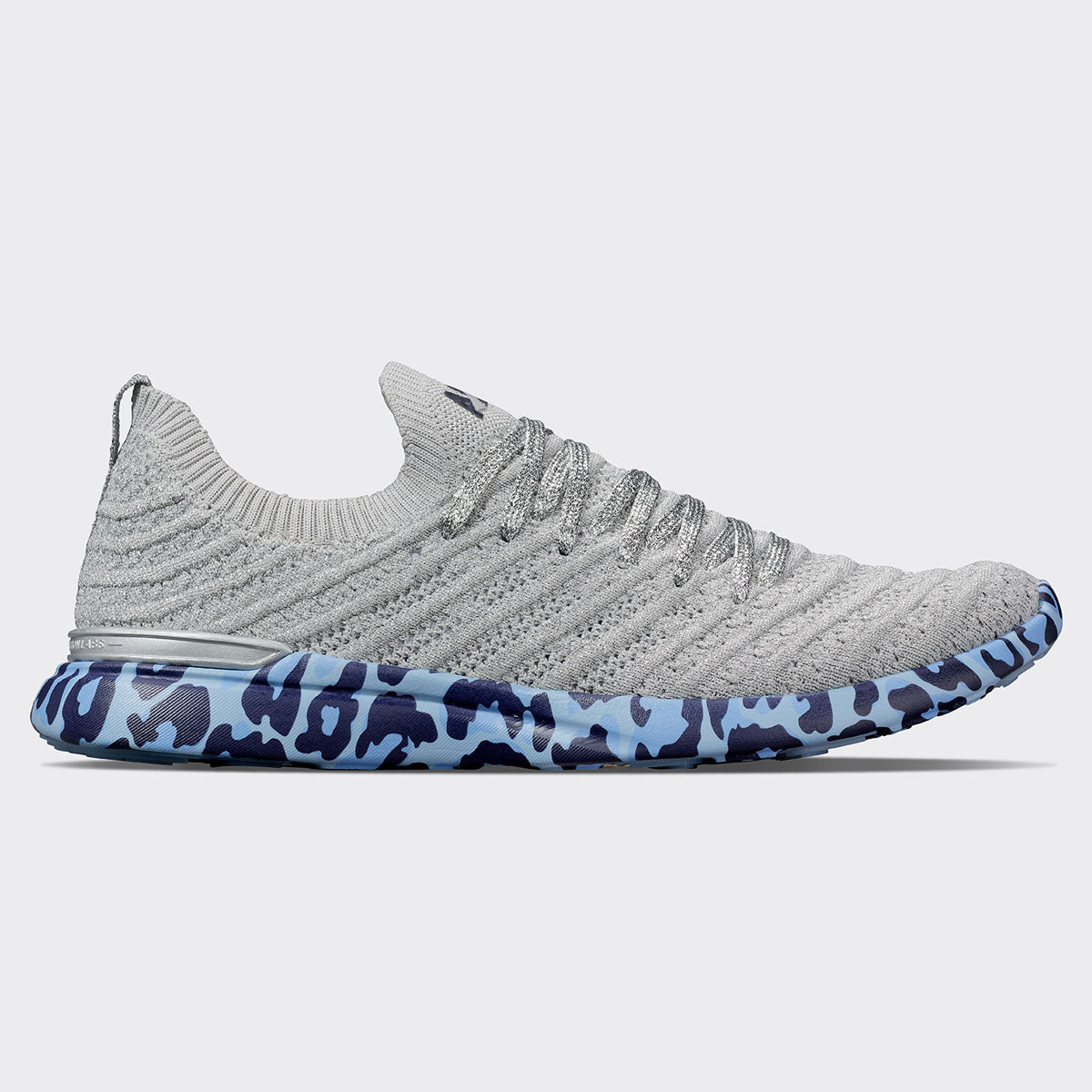 Women's TechLoom Wave Metallic Silver / Ice Blue / Leopard view 1