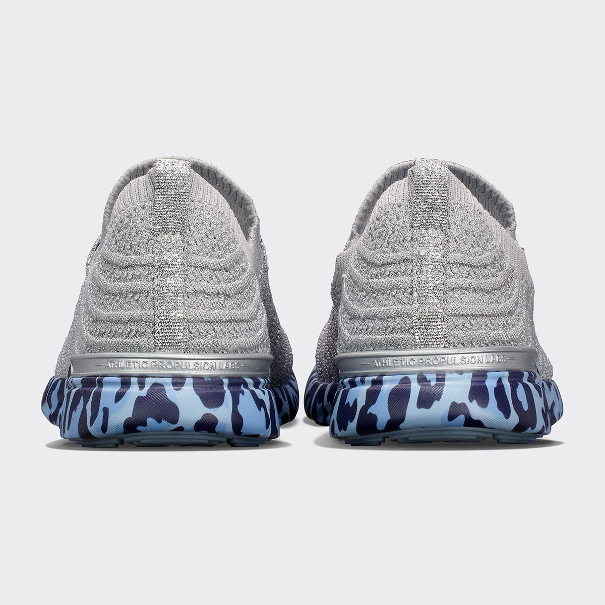 Women's TechLoom Wave Metallic Silver / Ice Blue / Leopard view 3