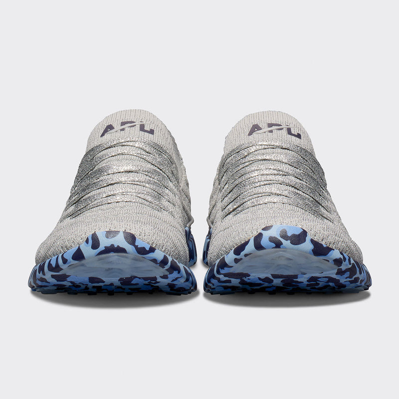 Women's TechLoom Wave Metallic Silver / Ice Blue / Leopard view 4