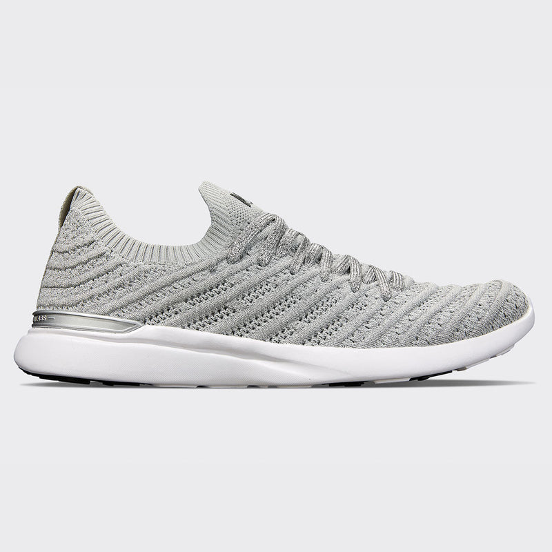 Women's TechLoom Wave Metallic Silver / White / Black view 1