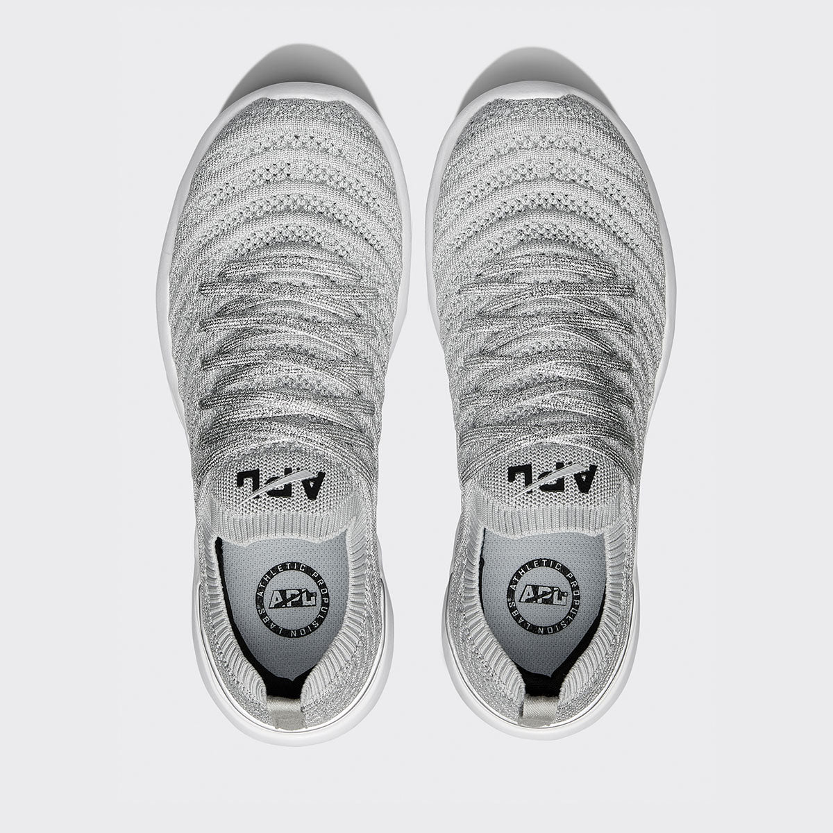 Women's TechLoom Wave Metallic Silver / White / Black view 5