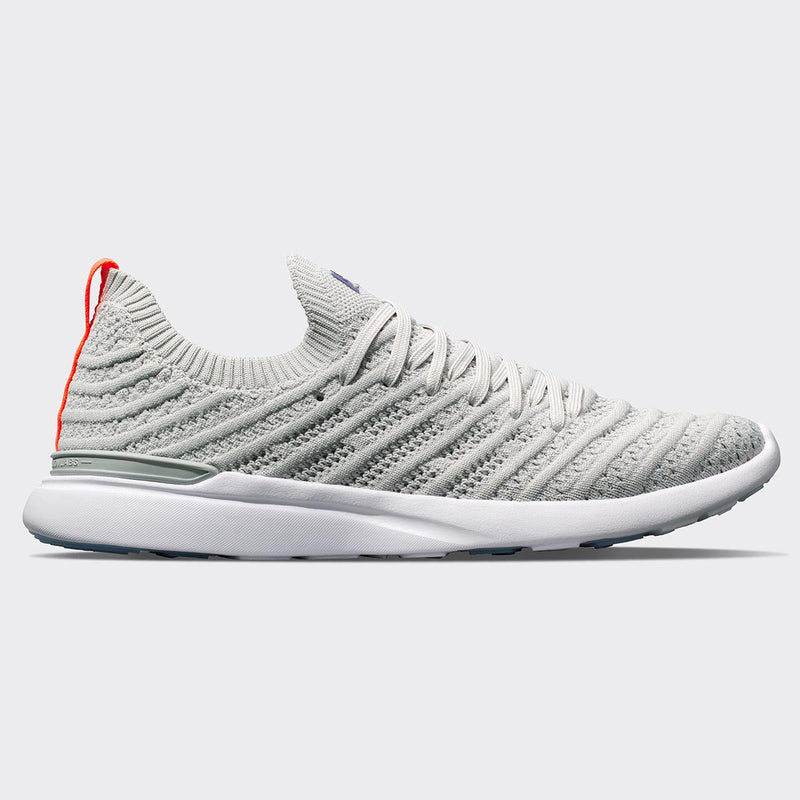 Women's TechLoom Wave Steel Grey / Impulse Red / Blue Haze view 1