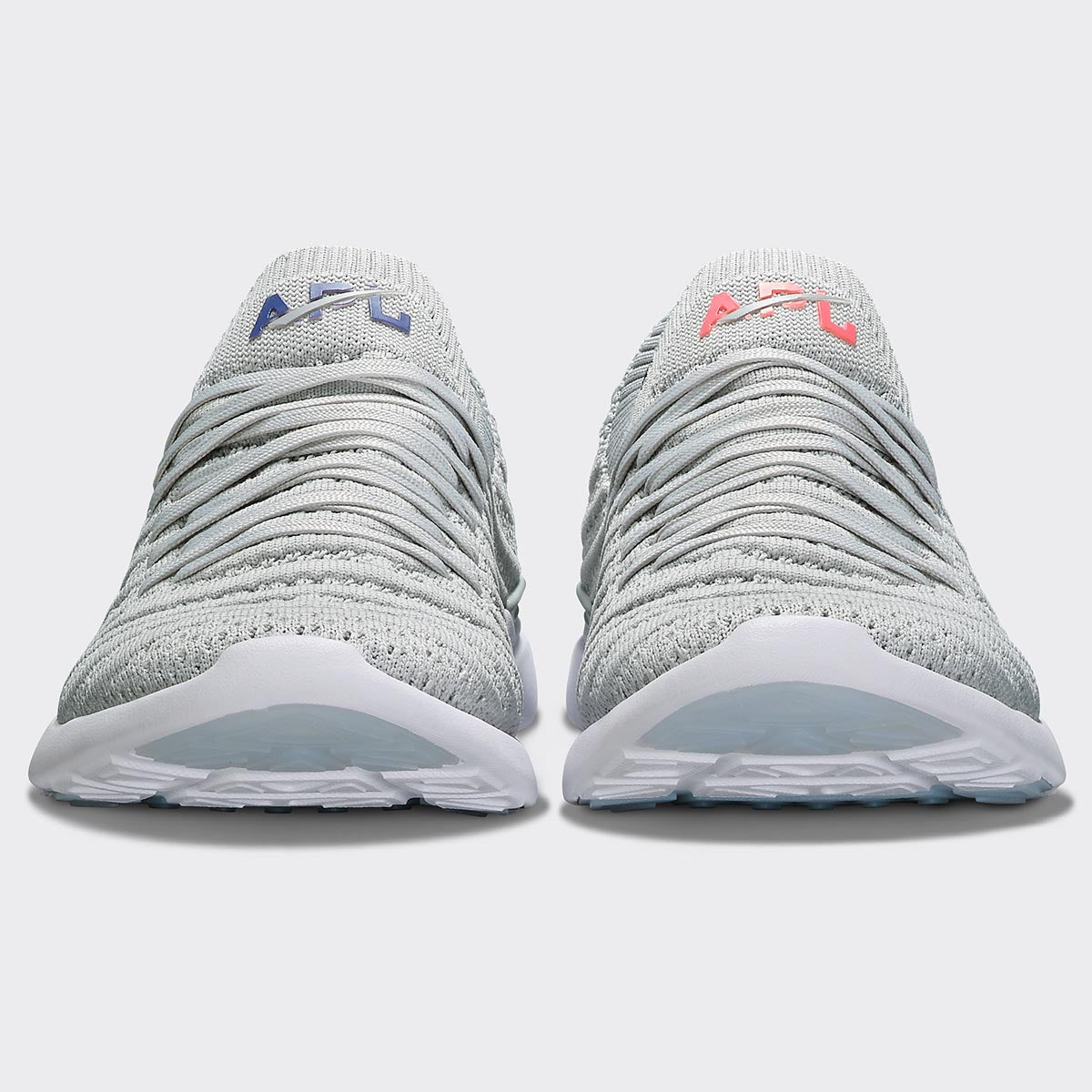 Men's TechLoom Wave Steel Grey / Impulse Red / Blue Haze view 4