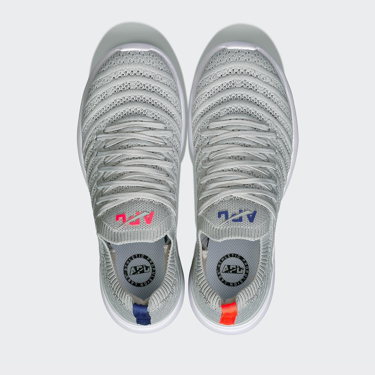 Women's TechLoom Wave Steel Grey / Impulse Red / Blue Haze view 5