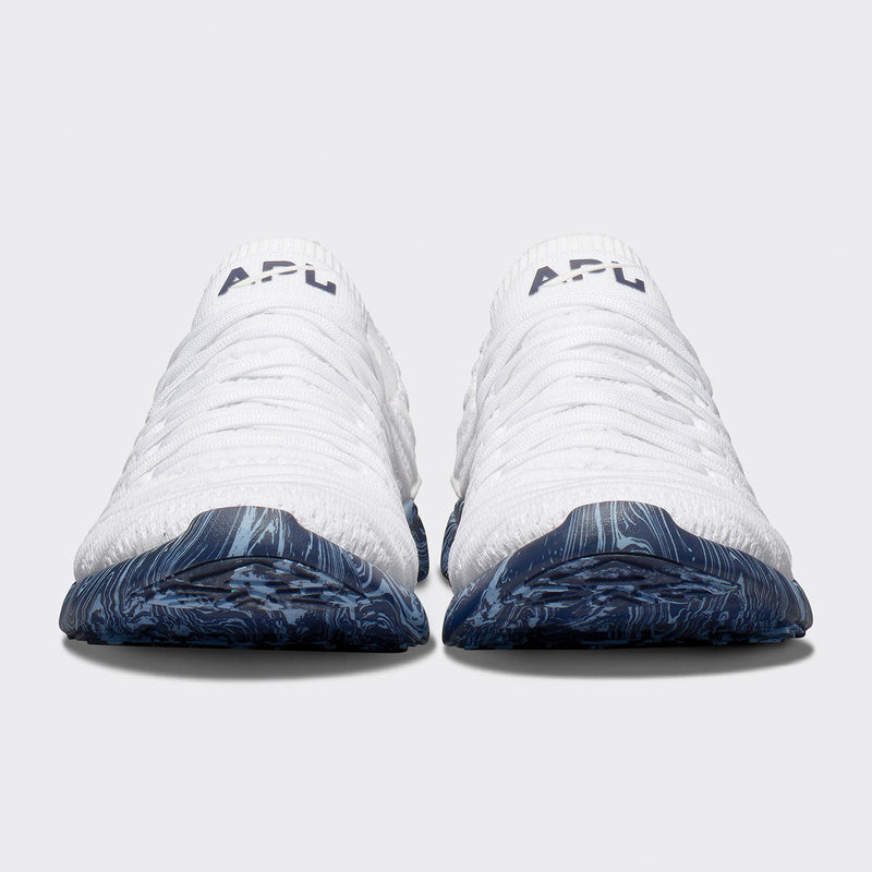Men's TechLoom Wave White / Ice Blue / Marble view 4