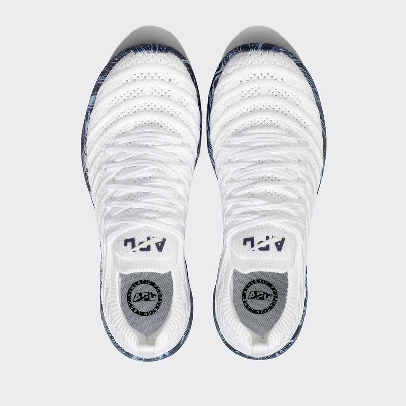 Men's TechLoom Wave White / Ice Blue / Marble view 5