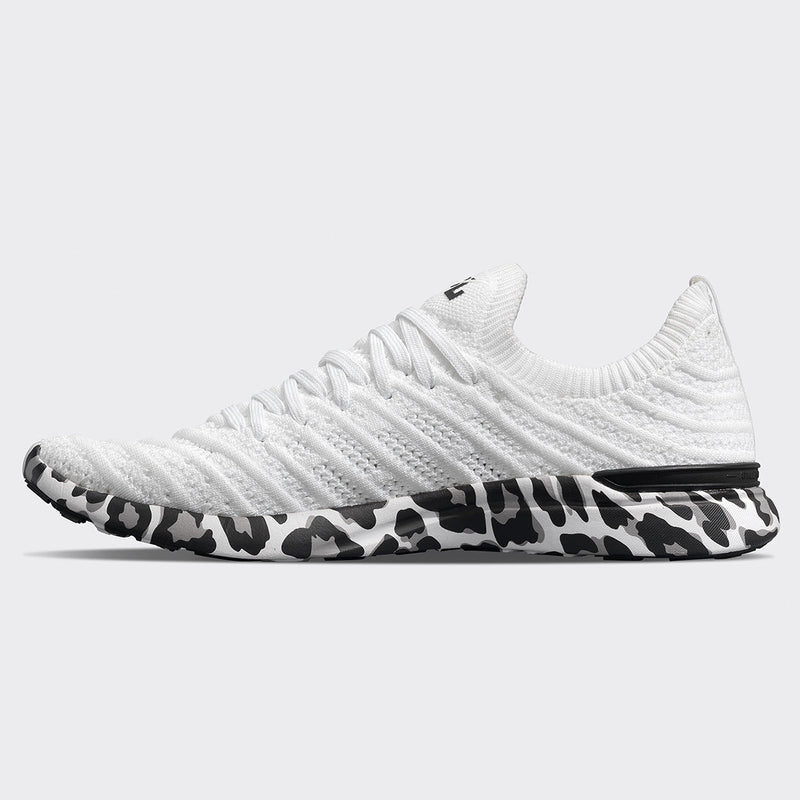 Women's TechLoom Wave White / Leopard view 2