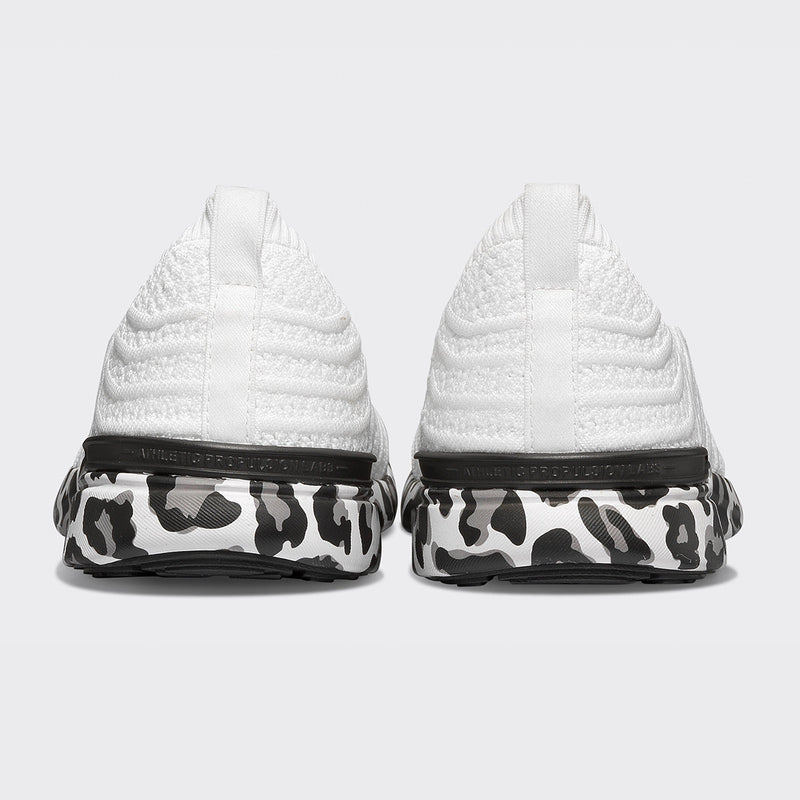Women's TechLoom Wave White / Leopard view 3