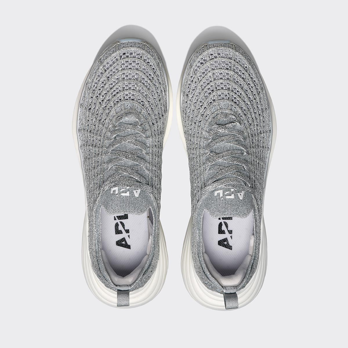 Men's TechLoom Zipline Metallic Silver / White view 5