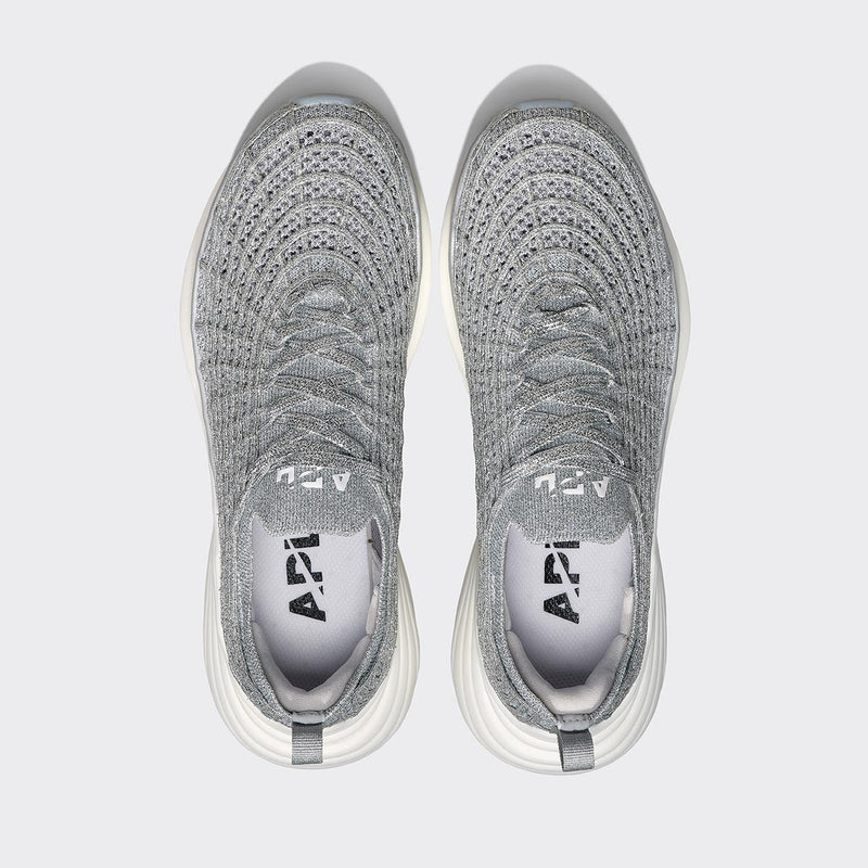 Men's TechLoom Zipline Metallic Silver / White view 5