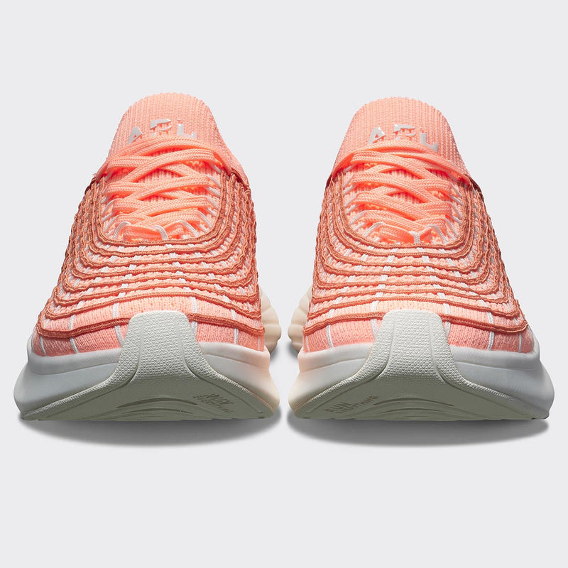 Women's TechLoom Zipline Neon Peach / Terracotta / Ivory view 4