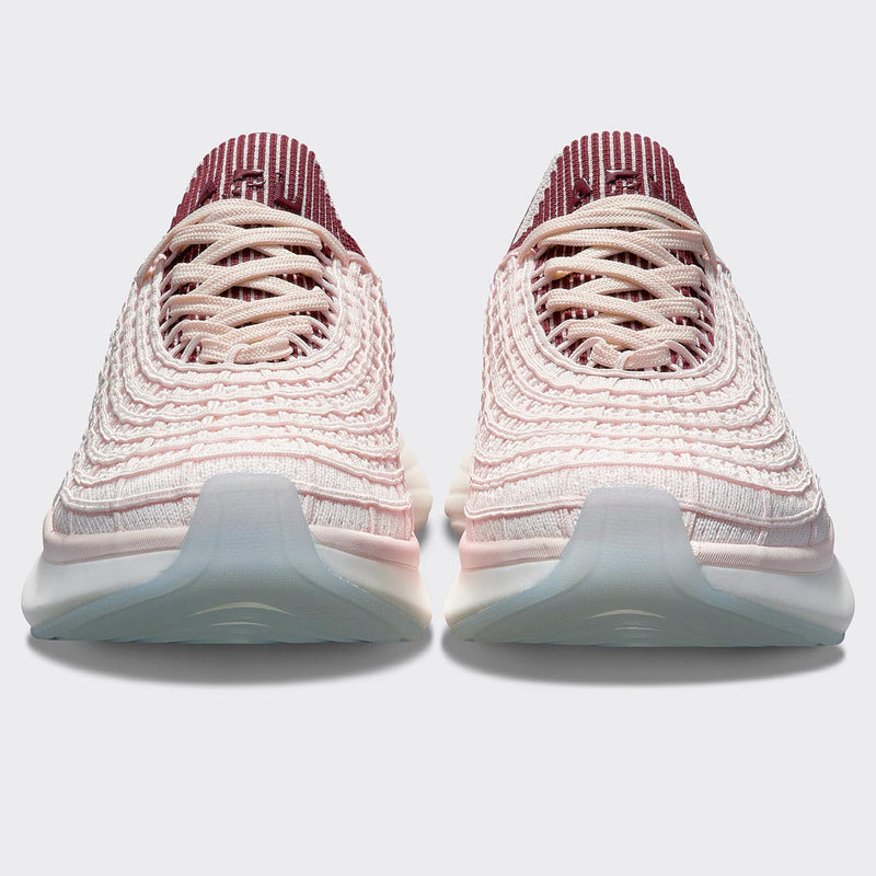 Women's TechLoom Zipline Sea Salt / Burgundy / Ribbed view 4