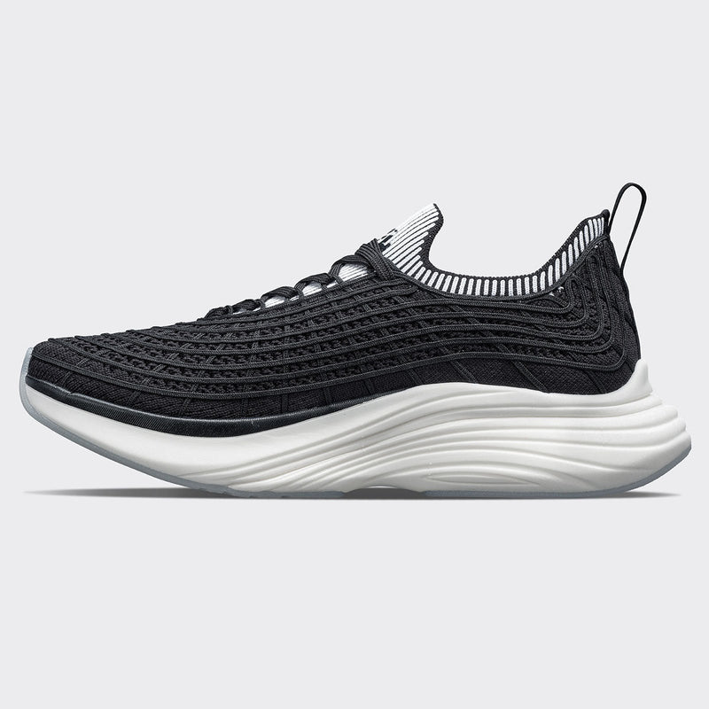 Women's TechLoom Zipline Black / White / Ribbed view 2