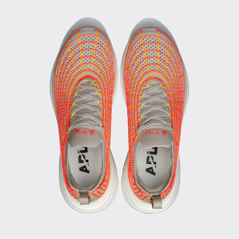 Men's TechLoom Zipline Clay / Laser Red / Marigold view 5