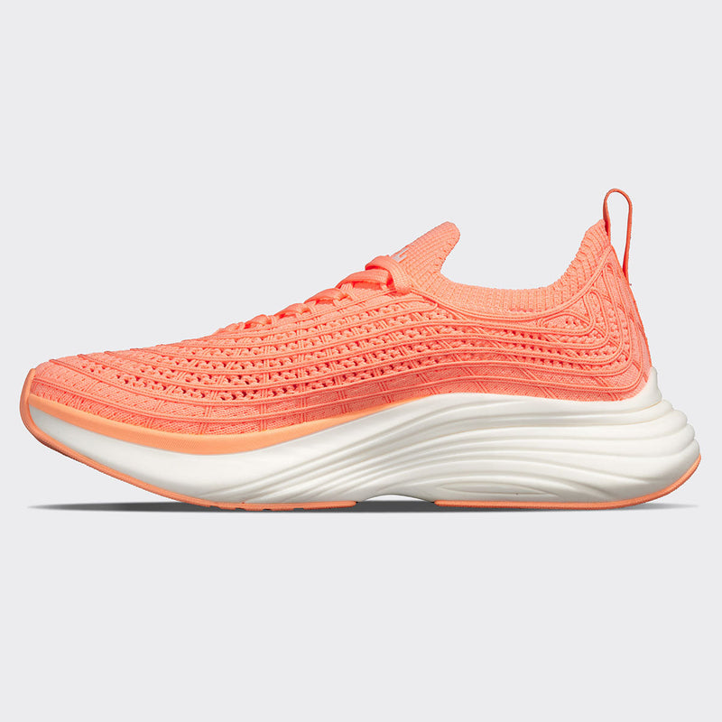 Women's TechLoom Zipline Neon Peach / White view 2