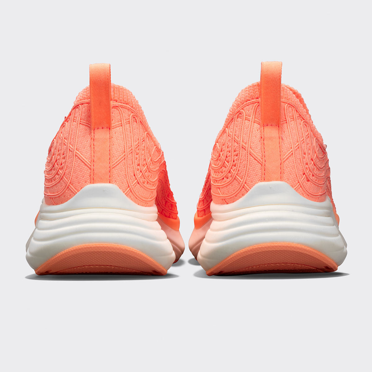 Men's TechLoom Zipline Neon Peach / White view 3