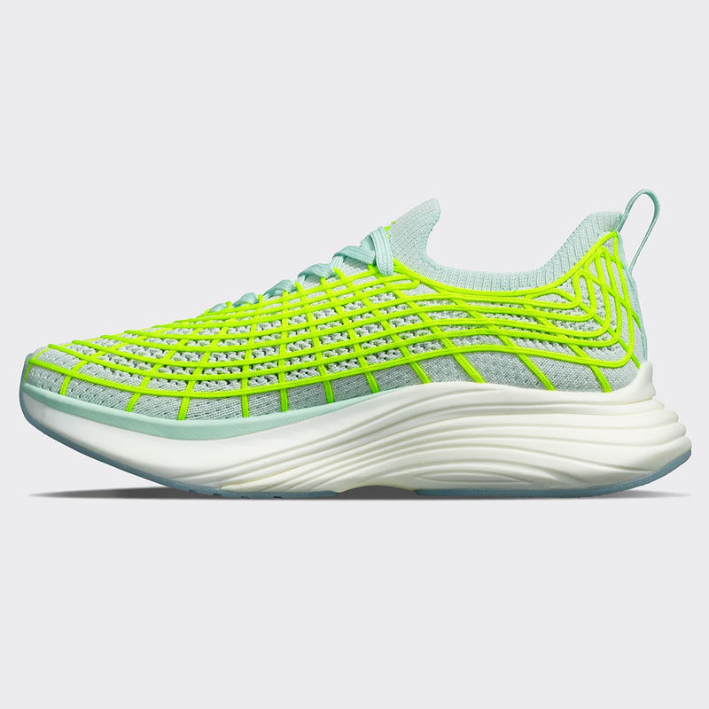 Women's TechLoom Zipline Peppermint / Energy / White view 2
