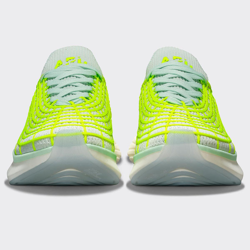Women's TechLoom Zipline Peppermint / Energy / White view 4