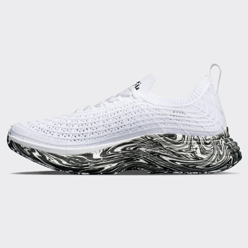 Men's TechLoom Zipline White / Black / Marble view 2