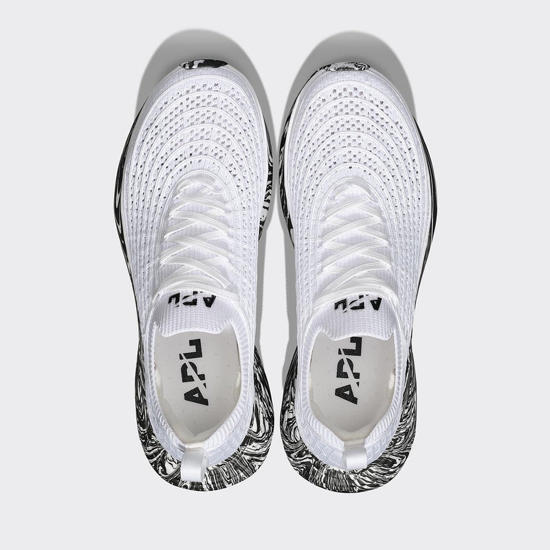 Men's TechLoom Zipline White / Black / Marble view 5