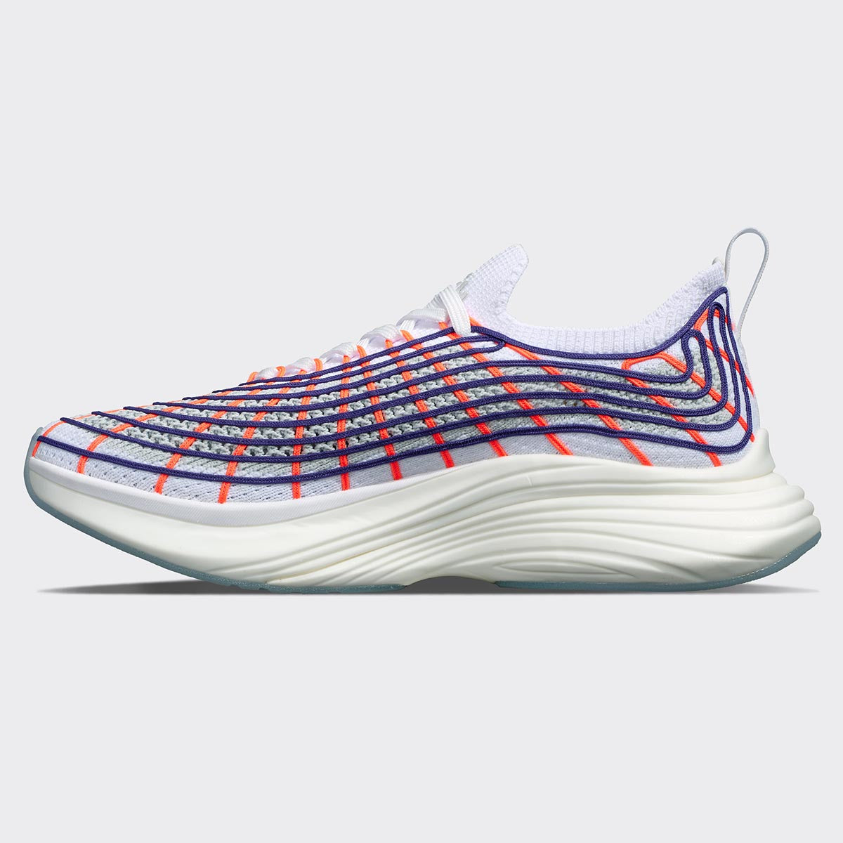 Men's TechLoom Zipline White / Blue Haze / Impulse Red view 2
