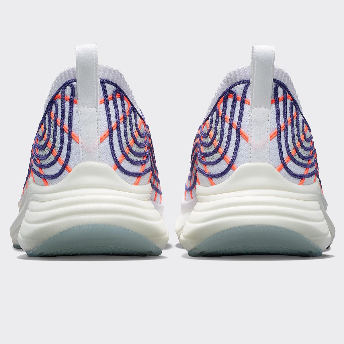 Men's TechLoom Zipline White / Blue Haze / Impulse Red view 3