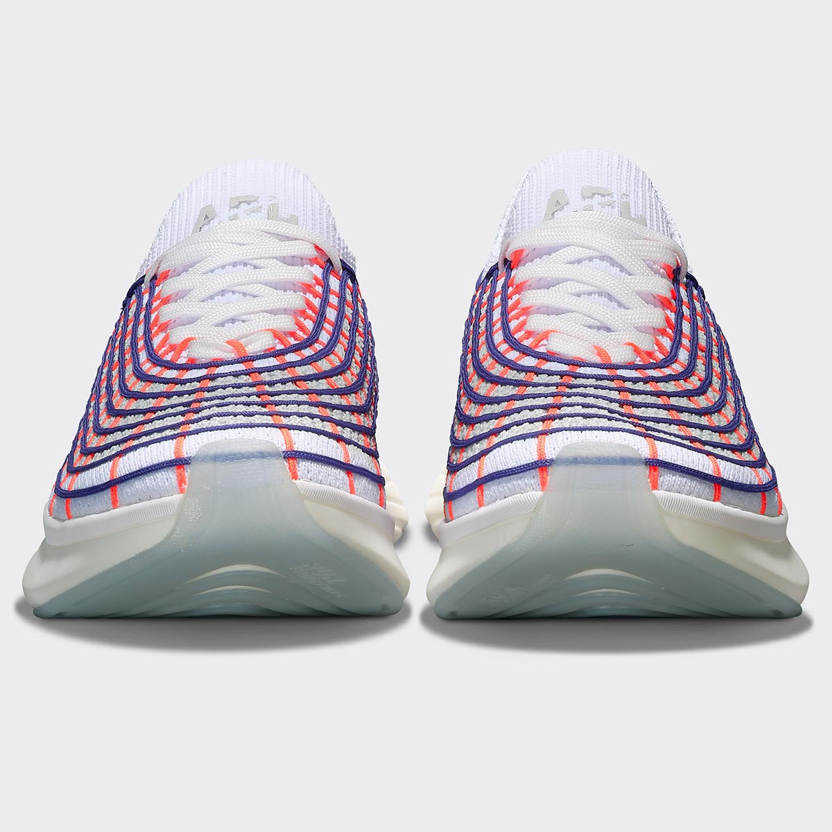 Women's TechLoom Zipline White / Blue Haze / Impulse Red view 4