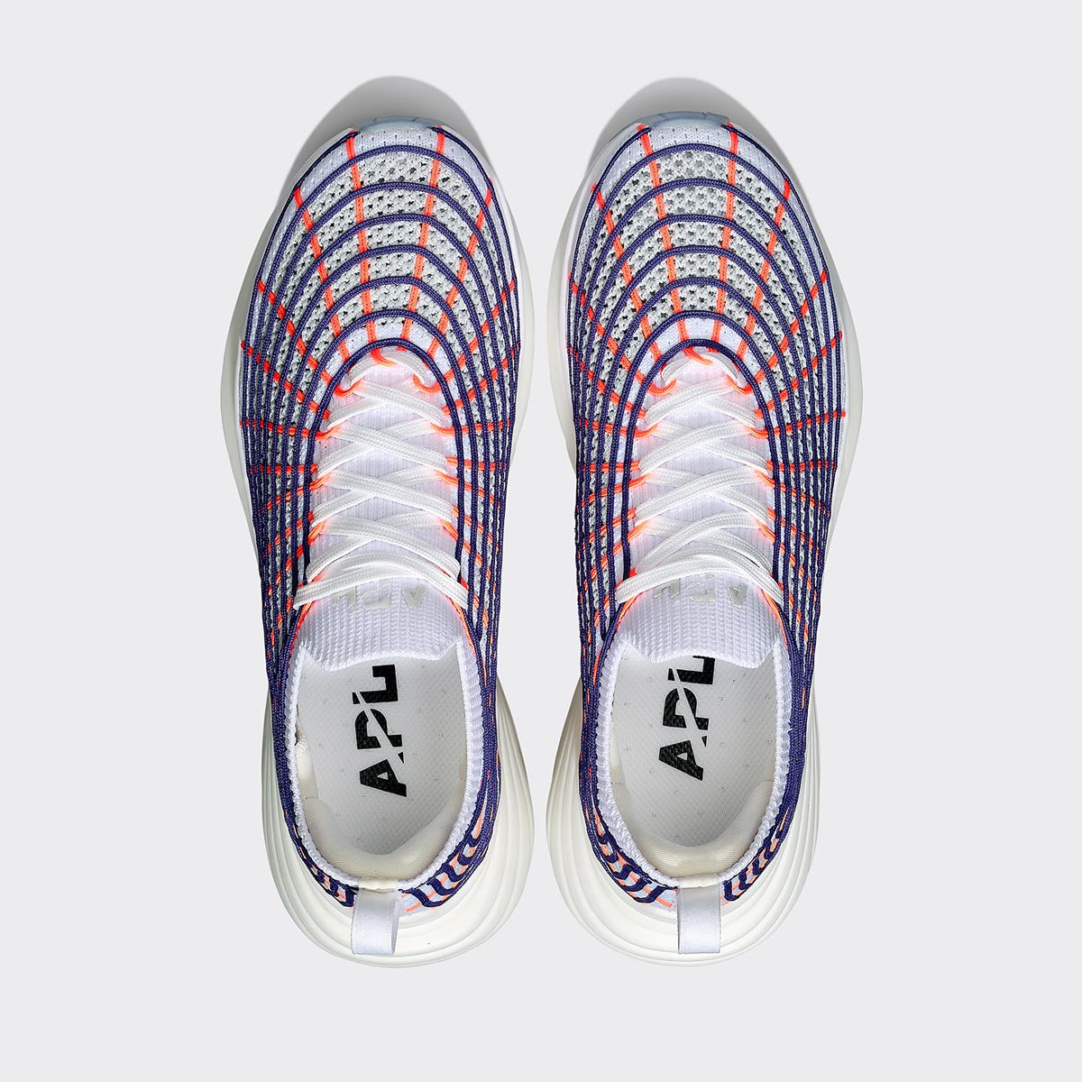 Women's TechLoom Zipline White / Blue Haze / Impulse Red view 5