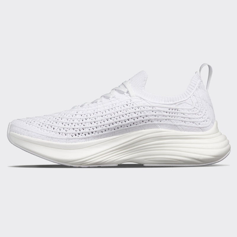 Men's TechLoom Zipline White / White view 2