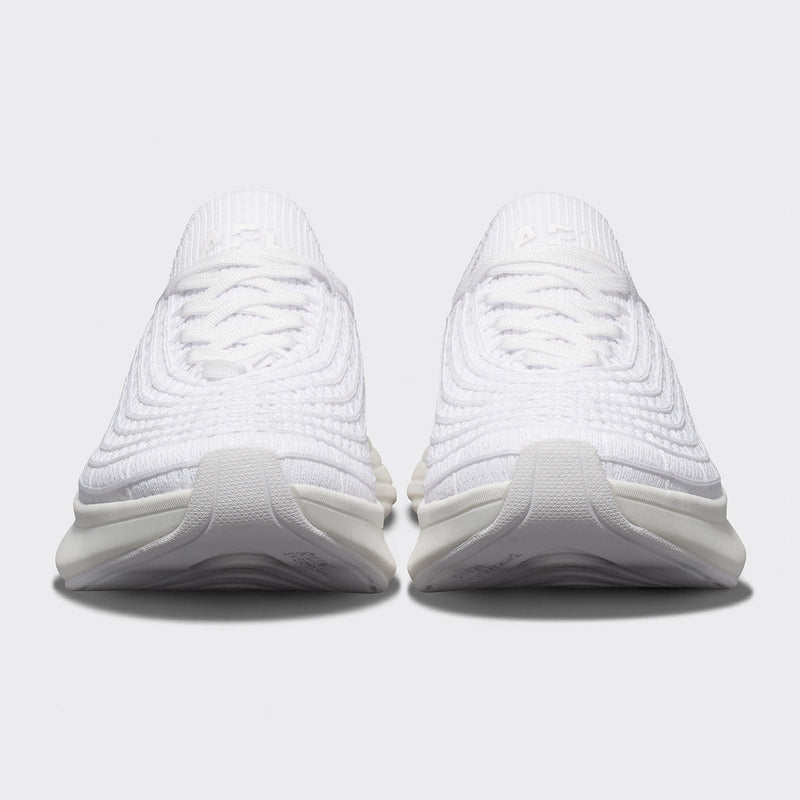 Men's TechLoom Zipline White / White view 4